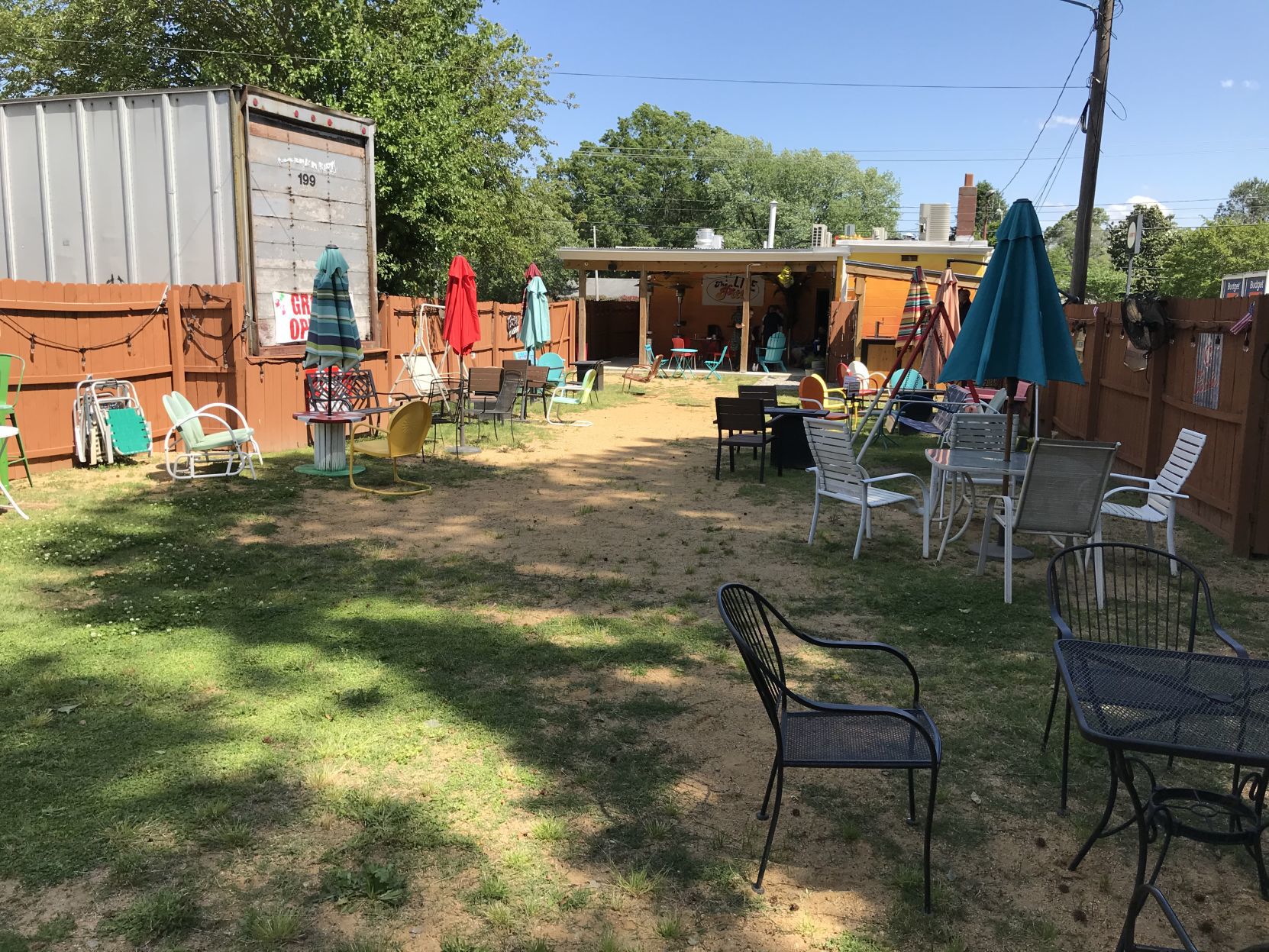 The Pitts backyard